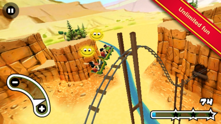 3D Rollercoaster Rush screenshot-4