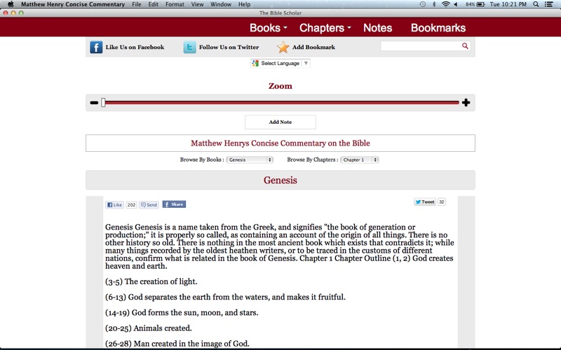 Matthew Henry Concise Commentary Screenshot