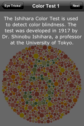 Eye Tricks! Fun Mind Games & Color Blind Test