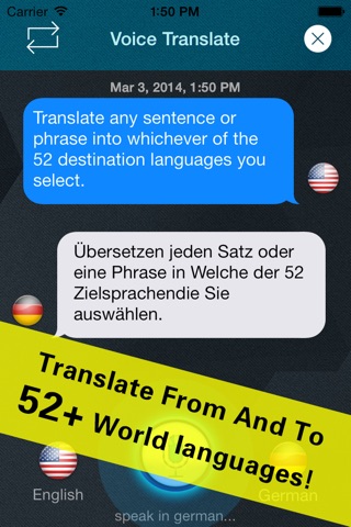 Translate Voice - All 52+ Languages Free screenshot 2