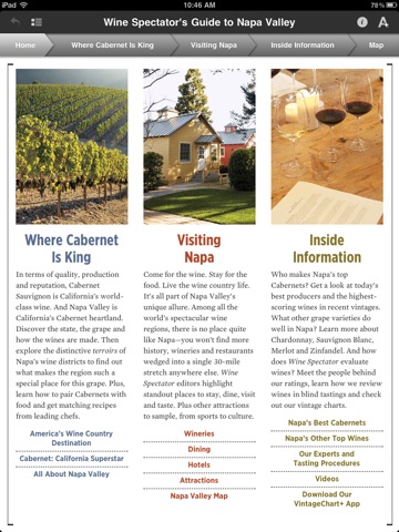 Wine Spectator's Guide to Napa Valley screenshot 2