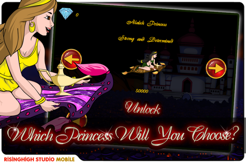 Arabian Princess in the Night of the Great Royal Kingdom Palace Escape - Free Kids Game screenshot 3