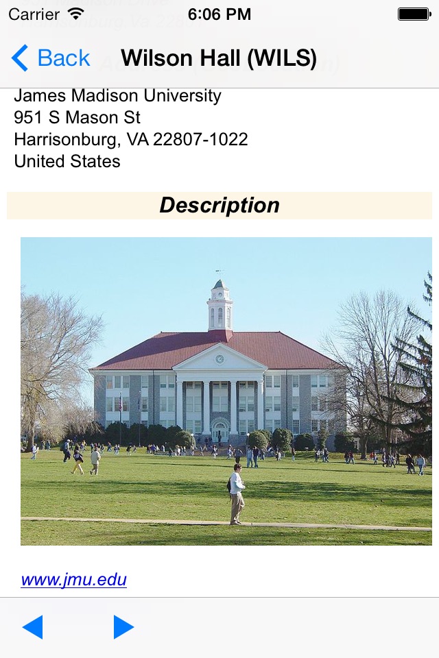 eMap JMU : James Madison University screenshot 3