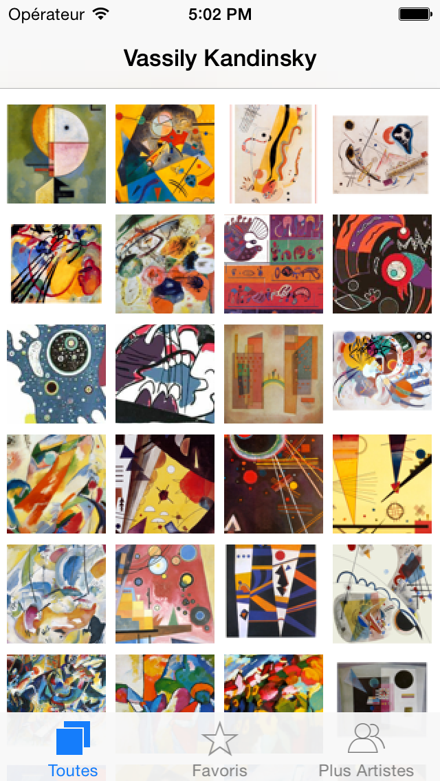 Screenshot #1 pour Kandinsky 111 œuvres (HD 100M+)