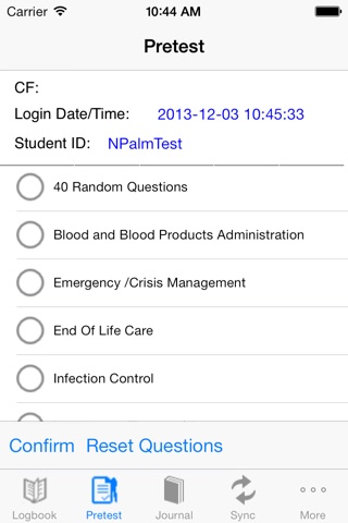 NPalm Nursing Assessment screenshot 3