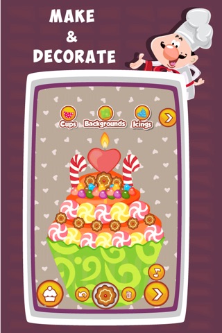 Cupcake Maker - Kids Cooking Game screenshot 3