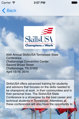 SkillsUSA Tennessee State Conference screenshot 2