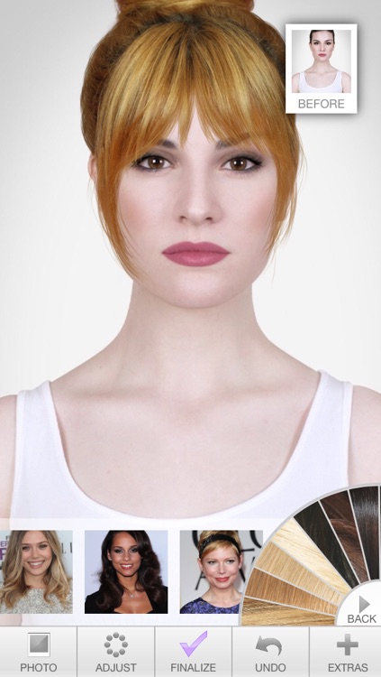 Hairstyles - Celebrity Hair Try-On screenshot-4