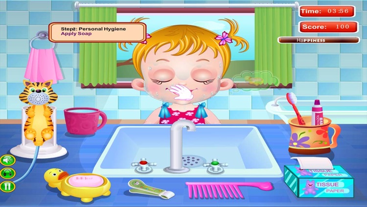 Care Baby : Wash Face & Wash Cloth & Brushing