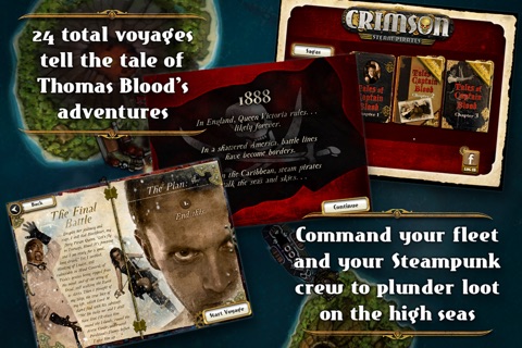 Crimson: Steam Pirates for iPhone screenshot 2
