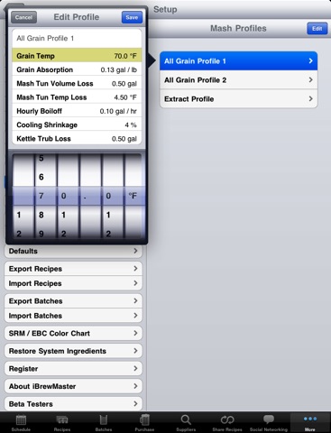 iBrewMaster iPad Edition screenshot 4