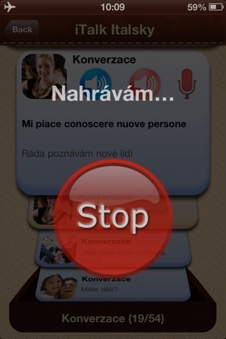 iTalk Italsky! konverzace: slovíčka a fráze pro rodilé mluvčí češtiny screenshot 4