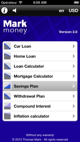 Loan and mortgage calculator - MarkMoneyのおすすめ画像1