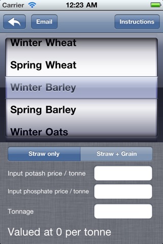 Straw Valuation screenshot 2