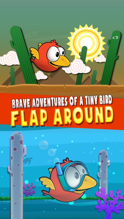 Brave Adventures of a Tiny Bird: Flap Around
