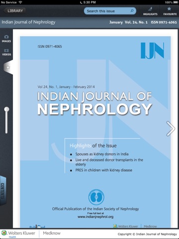 Indian Journal of Nephrology screenshot 4