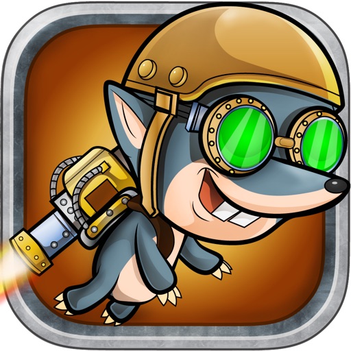 Rocket Rodents - FREE Steampunk Racing JetPack Game iOS App