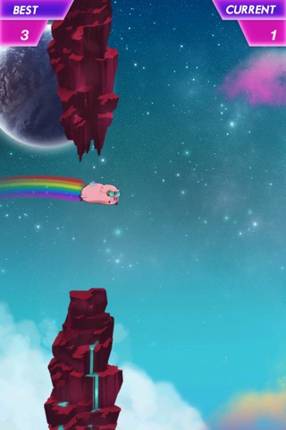 Sky Pig - Magic rainbow(Free) screenshot 3