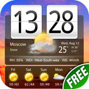 Free Live Weather Clock Pro