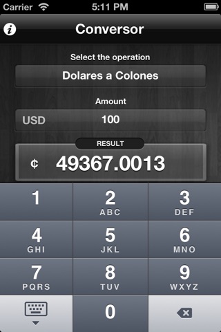 Costa Rica. Colon/Dolar screenshot 2