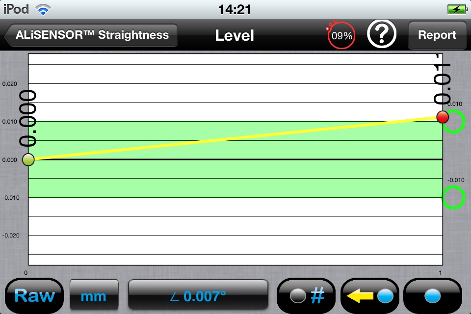 Straightness for ALiSENSOR™ Level screenshot 4