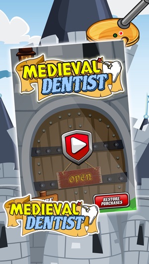 Little Medieval Dentist - Cute Makeover Kids Game(圖4)-速報App