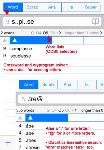 F Words Finder French PRO screenshot 2