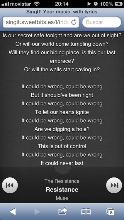Singit! Your music, with lyrics! screenshot-3