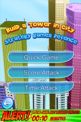 Build a Tower in City - Strategy games Defence screenshot 2