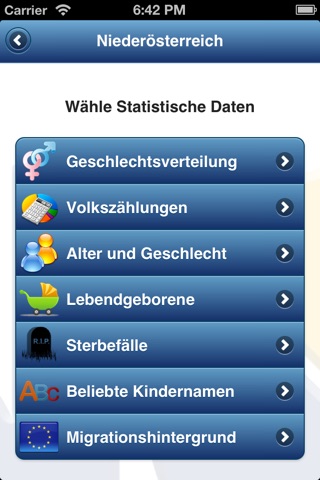 Statistik Niederösterreich screenshot 3