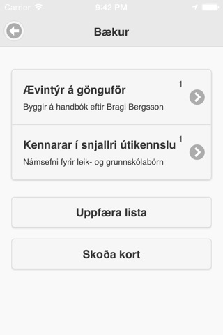 Útikennslu App screenshot 4