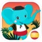 Spanish for kids with Benny. Learning Spanish language by flashcards: colors and numbers, greetings and family, food and fruits, animals and remember the pronunciation of words FREE