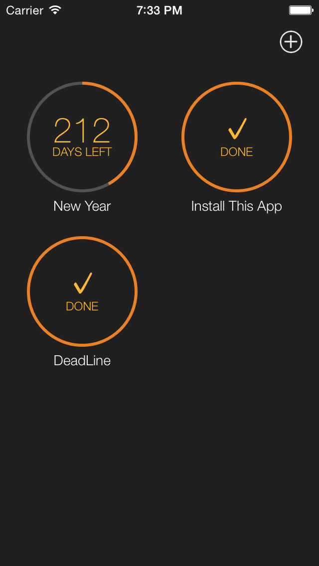 Screenshot #1 pour Time Left  - Quickly create one-time reminders on your iPhone, iPad or iPod Touch. HD Free