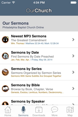 Philadelphia Baptist Church screenshot 2