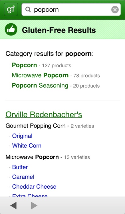 GF Overflow - Gluten Free Product Search