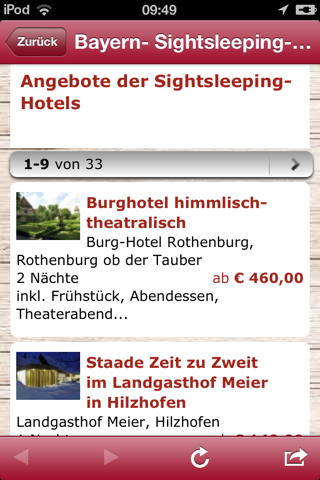 Sightsleeping®-Hotels screenshot 4