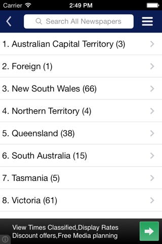 All Australia Newpapers screenshot 2