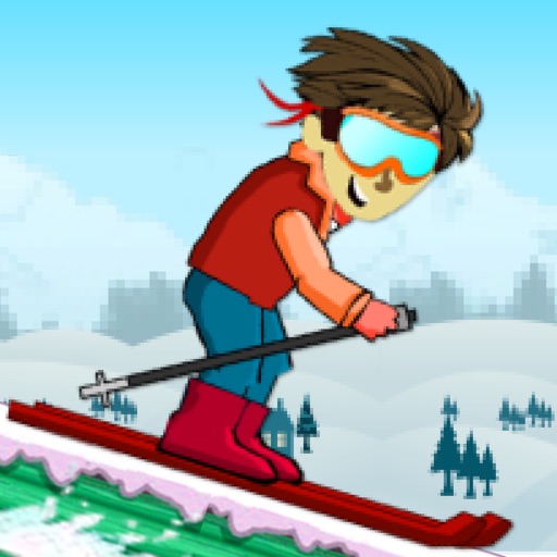 Ski-Cross Flying Trials : Fresh Powder Slope-s Free icon