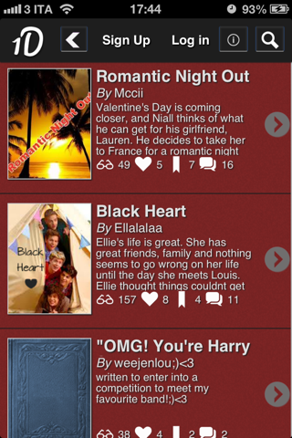 One Direction Valentine’s Stories screenshot 3