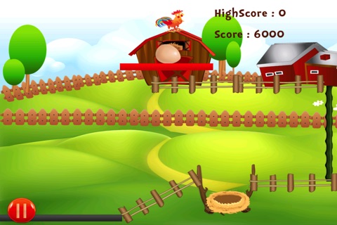 Crazy Farm Chicken Egg Drop - Amazing Animal Toss Rescue Blast screenshot 4