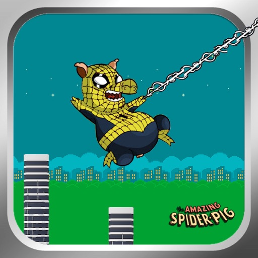 Spider Pig Vs Flappy Icon