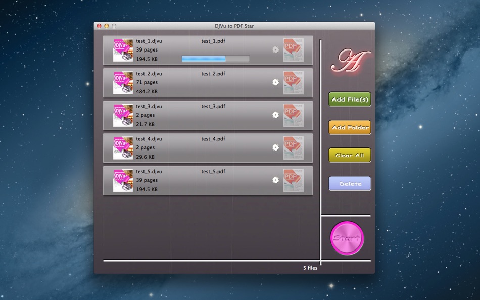 DjVu to PDF Star - 5.2.1 - (macOS)
