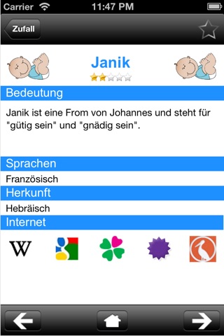 Vornamen screenshot 4