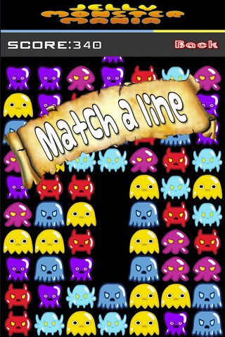 Jelly Monster Mania - A line match game screenshot 3