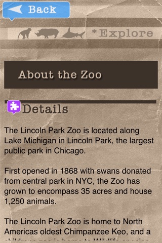 Zoo Explorer - Lincoln Park screenshot 3