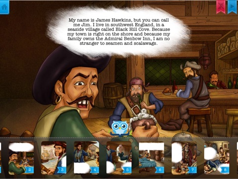 Treasure Island - Another Great Children's Story Book by Pickatale HD screenshot 3