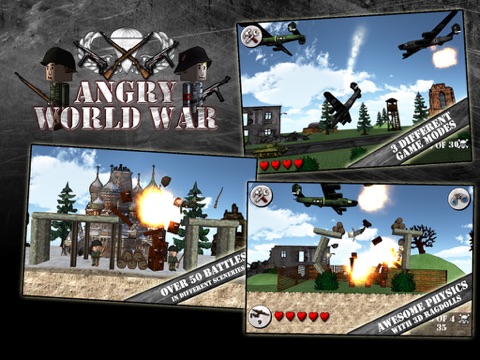 Screenshot #4 pour Angry World War 2 FREE