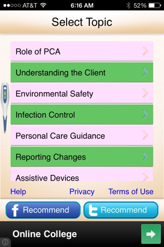 QVprep Lite Nursing Caregiver PCA Prep screenshot 2