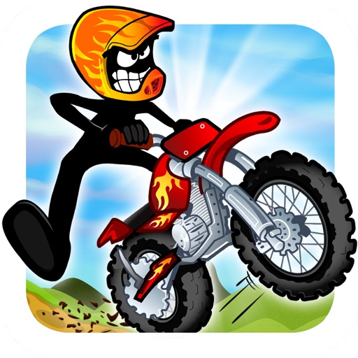 Stickman Bike Hill Race Free Addictive Rider Run icon