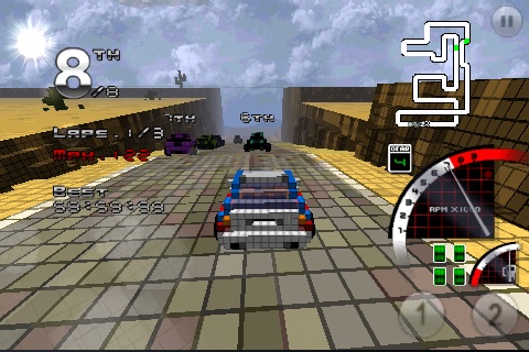 3D Pixel Racing screenshot 2